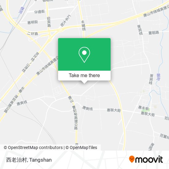 西老治村 map