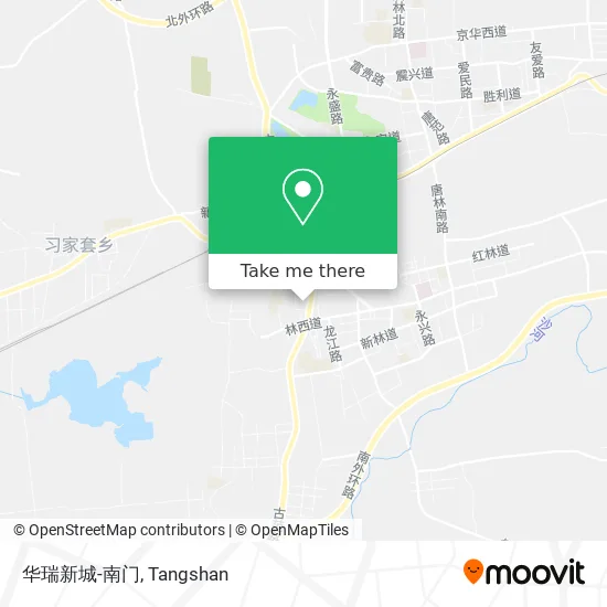 华瑞新城-南门 map