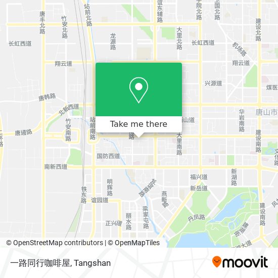 一路同行咖啡屋 map