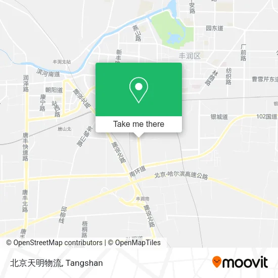 北京天明物流 map