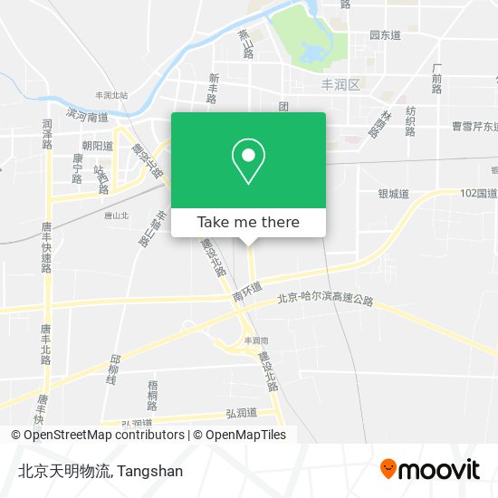 北京天明物流 map
