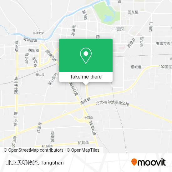 北京天明物流 map