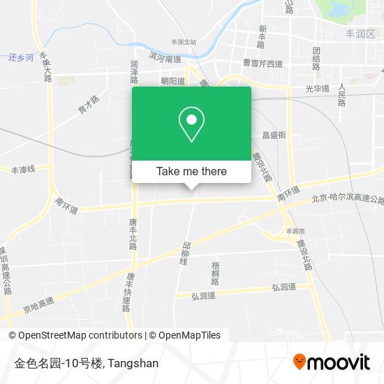 金色名园-10号楼 map