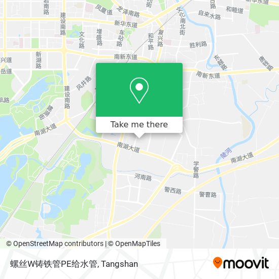 螺丝W铸铁管PE给水管 map