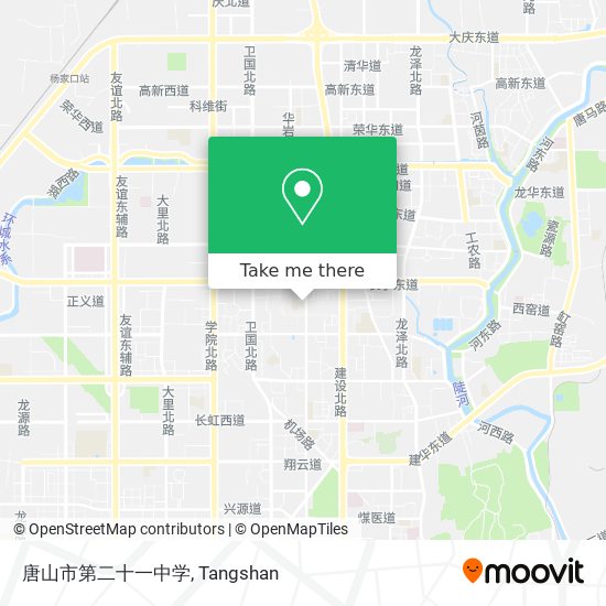 唐山市第二十一中学 map