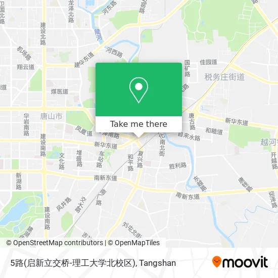 5路(启新立交桥-理工大学北校区) map