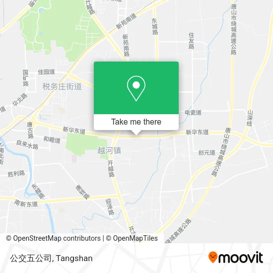 公交五公司 map