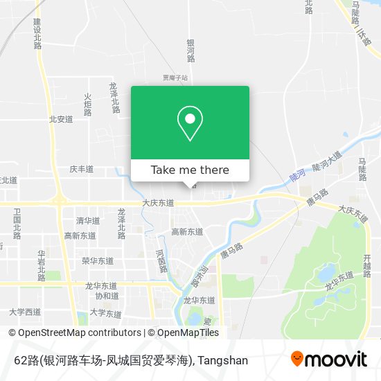 62路(银河路车场-凤城国贸爱琴海) map