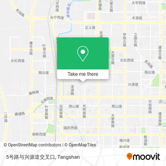 5号路与兴源道交叉口 map