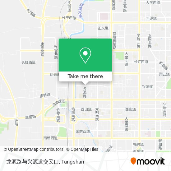 龙源路与兴源道交叉口 map