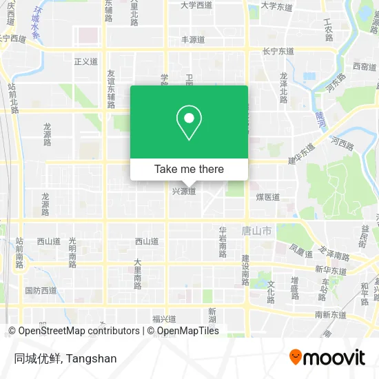 同城优鲜 map