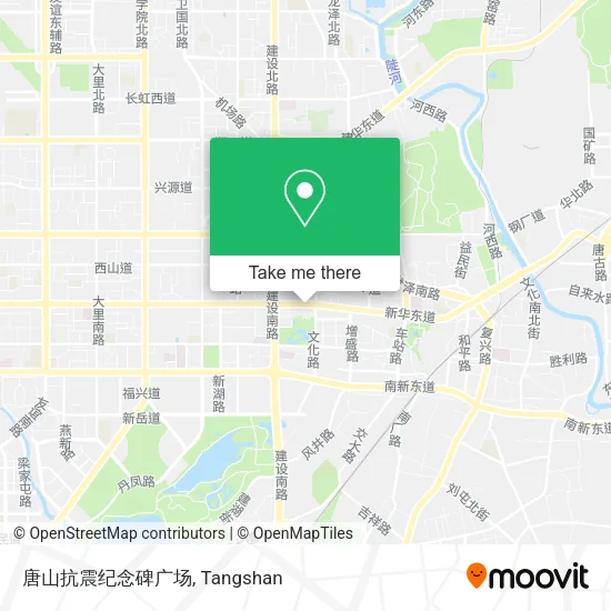 唐山抗震纪念碑广场 map