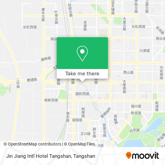 Jin Jiang Intl Hotel Tangshan map