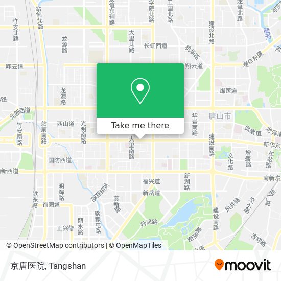 京唐医院 map