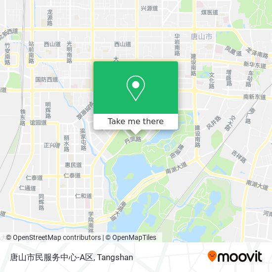 唐山市民服务中心-A区 map