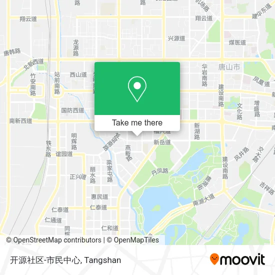 开源社区-市民中心 map