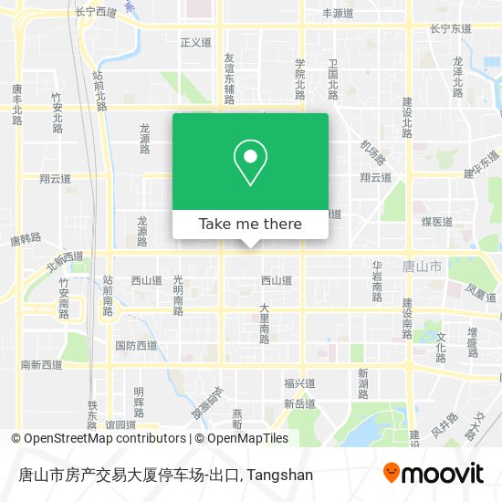 唐山市房产交易大厦停车场-出口 map