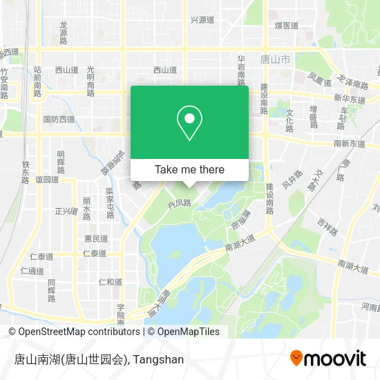 唐山南湖(唐山世园会) map