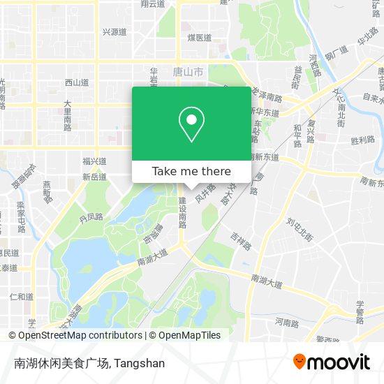 南湖休闲美食广场 map