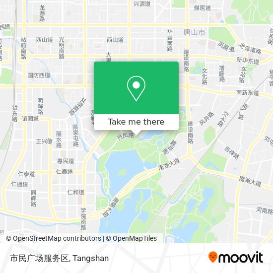 市民广场服务区 map