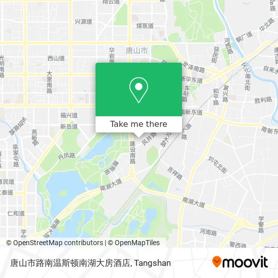 唐山市路南温斯顿南湖大房酒店 map