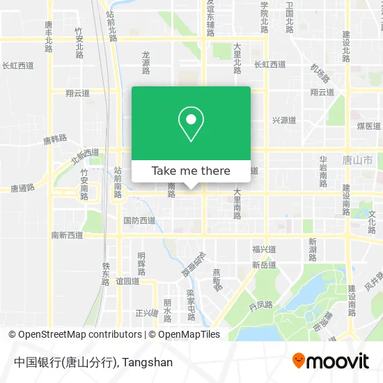 中国银行(唐山分行) map