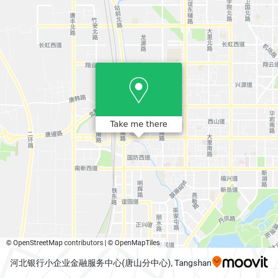 河北银行小企业金融服务中心(唐山分中心) map