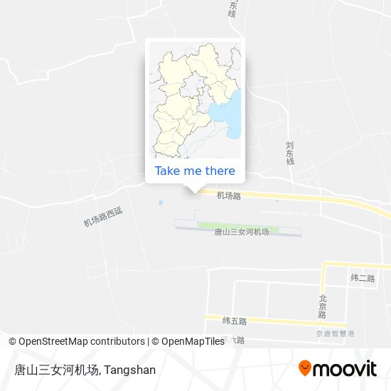 唐山三女河机场 map