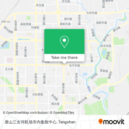 唐山三女河机场市内集散中心 map