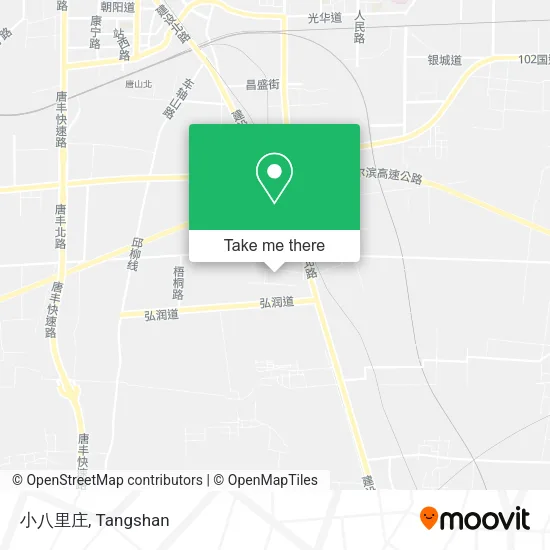 小八里庄 map
