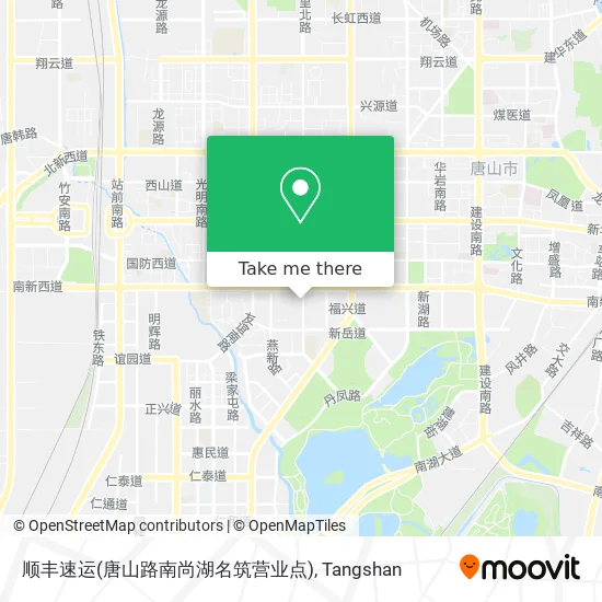顺丰速运(唐山路南尚湖名筑营业点) map