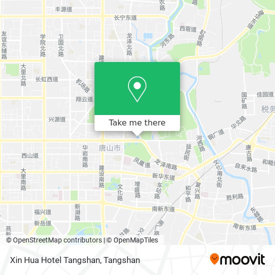 Xin Hua Hotel Tangshan map
