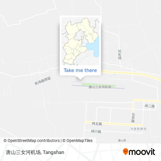 唐山三女河机场 map