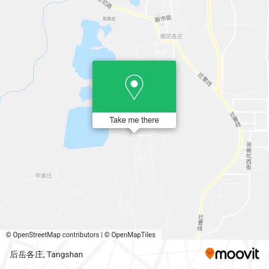 后岳各庄 map