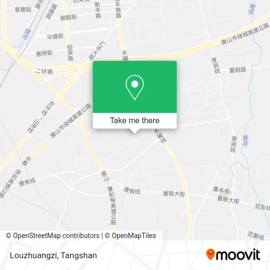 Louzhuangzi map