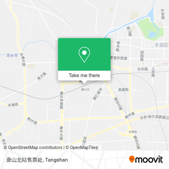 唐山北站售票处 map