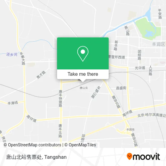 唐山北站售票处 map