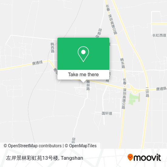 左岸景林彩虹苑13号楼 map