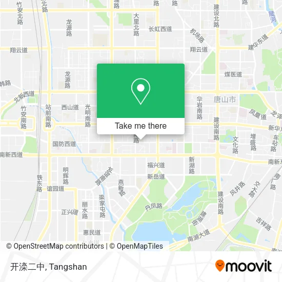 开滦二中 map