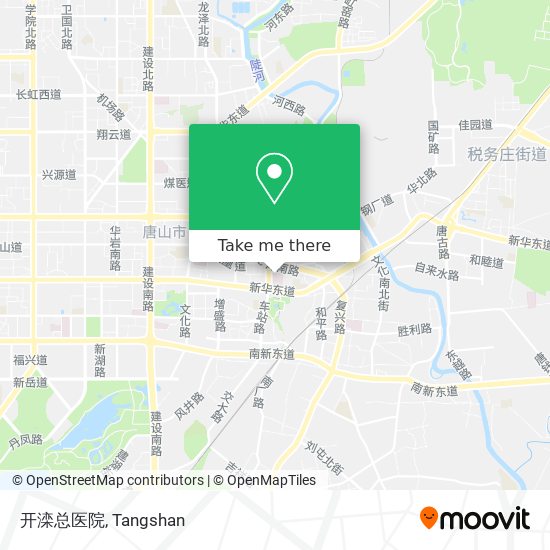 开滦总医院 map