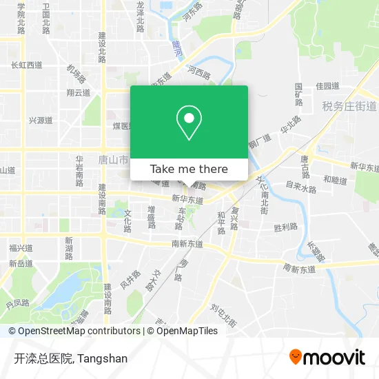 开滦总医院 map