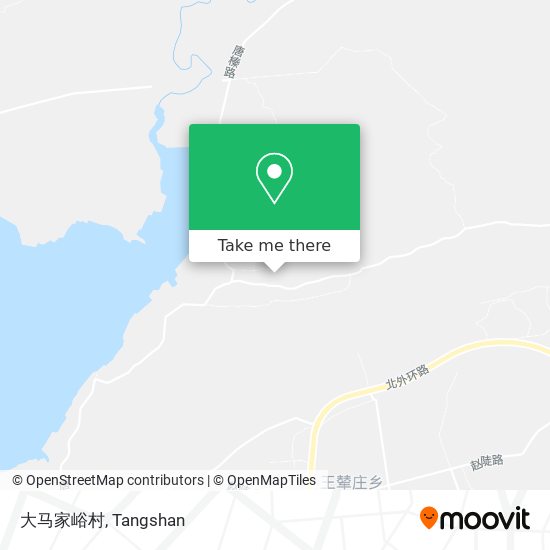 大马家峪村 map