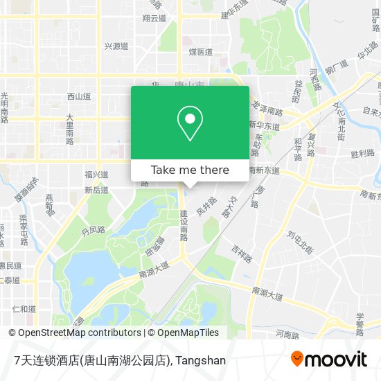 7天连锁酒店(唐山南湖公园店) map