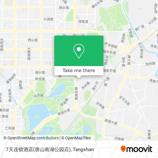 7天连锁酒店(唐山南湖公园店) map