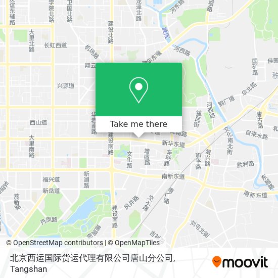 北京西运国际货运代理有限公司唐山分公司 map