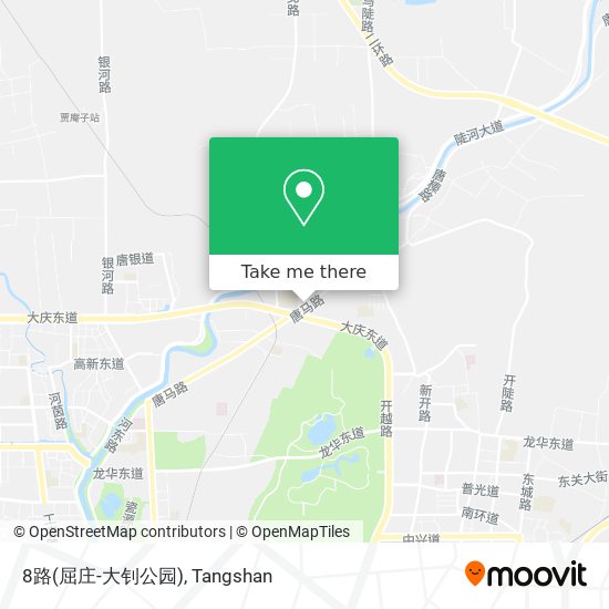 8路(屈庄-大钊公园) map