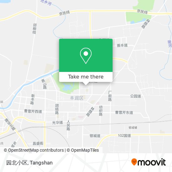 园北小区 map
