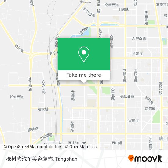 橡树湾汽车美容装饰 map