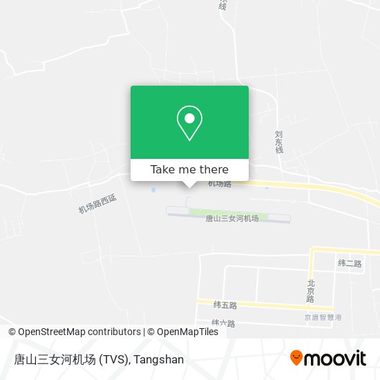 唐山三女河机场 (TVS) map