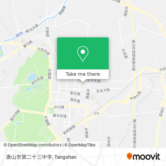 唐山市第二十三中学 map